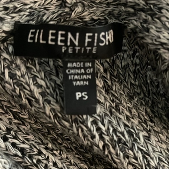 Eileen Fisher Petites Linen Blend Single Button Cardigan Sweater Sz Small - Picture 12 of 12